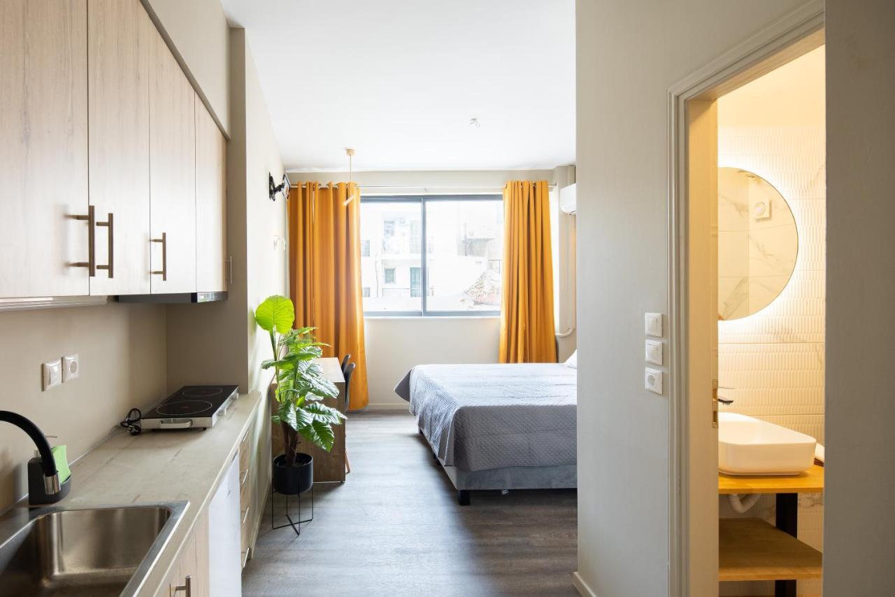 Designed Studio - Walking Distance From Acropolis 雅典 外观 照片